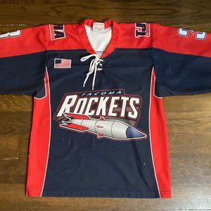 Tacoma Rockets Youth Hockey Jersey Medium TJHA!